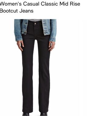 Levi's Women's Bootcut Jeans - Black